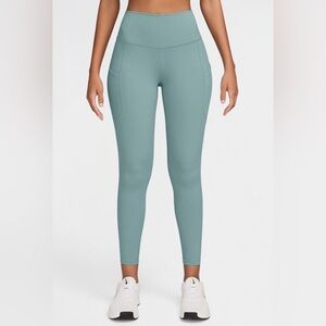 Nike Women’s Dri-Fit One High Waist 7/8 Leggings Size Small Cannon Green Color